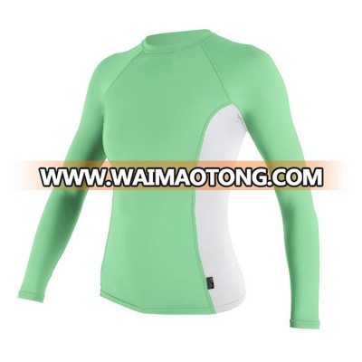 2018 High Quality Watersport UV Sun Protection Long Sleeve Rash Guard Swimsuit