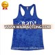 Free Sample Custom Baseball Burnout Tank Top For Woman, Cotton Tank Top Woman Gym