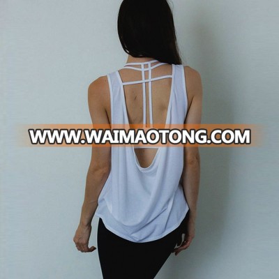 Wholesale Running Woman Workout Tank Top, Custom Woman Sport Tank Top Gym, Printed Tank Top